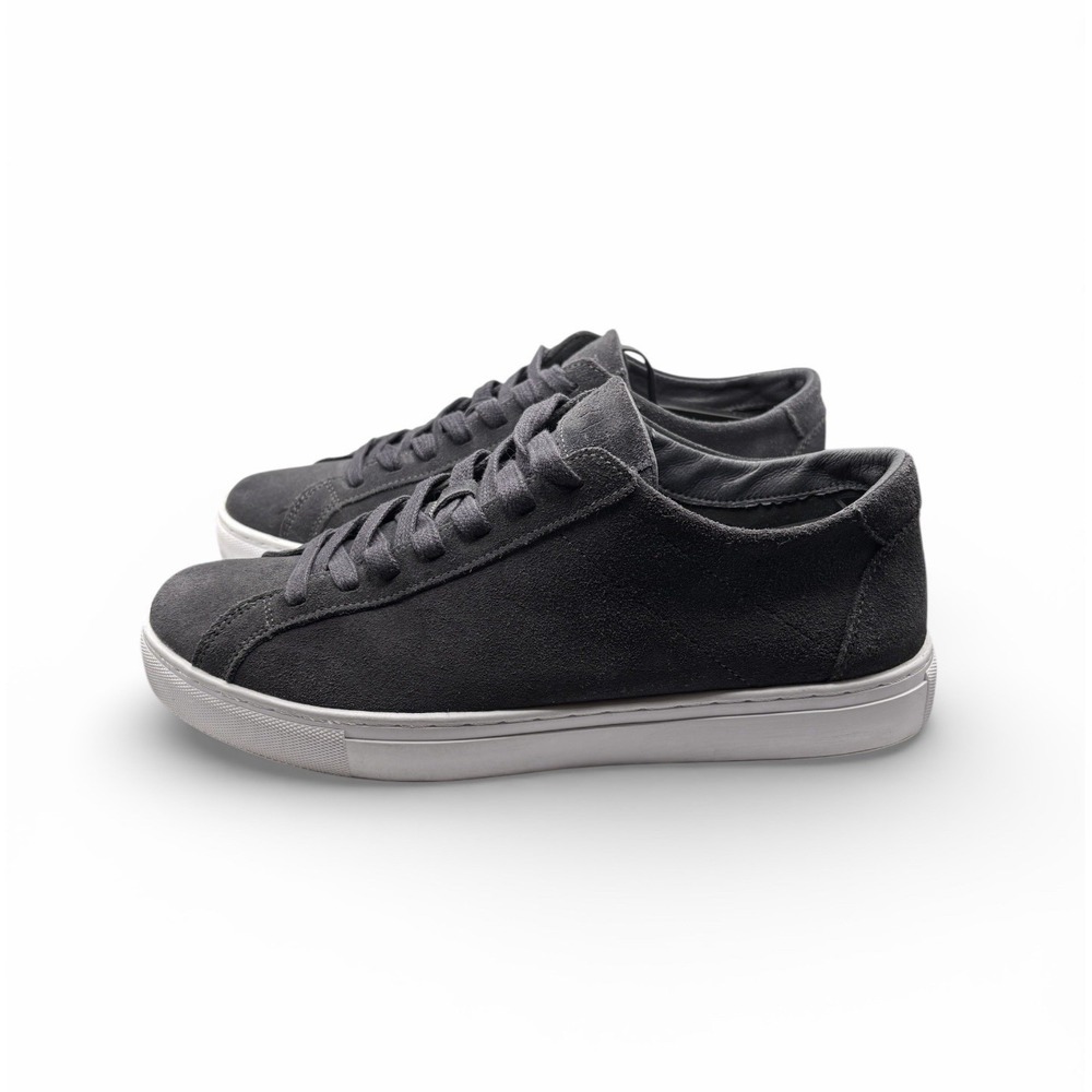 BYLT Men's Everyday Shoes SZ 9 Gray Suede Lace Up Casual Low Top Sneakers -1340